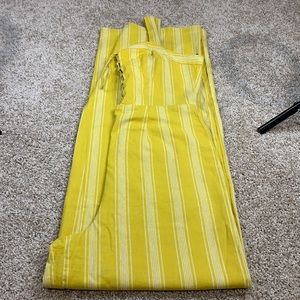 Yellow romper comfy and sexy